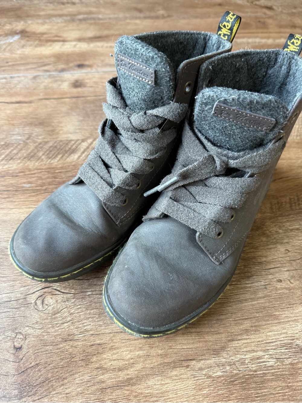Dr. Martens brown Lace-Up Women's Boots